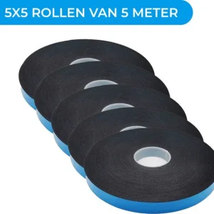 24ME® - 25 Meter Foam Tape – 2 cm Breed – Dubbelzijdige Tape voor Montage, Klussen, Auto & Hobby